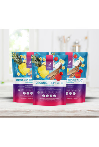 3 x Organic Tropical C - Discounted pack price!